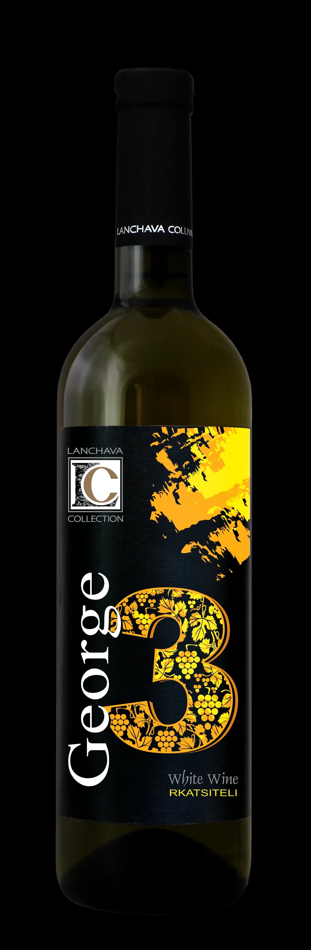 George Rkatsiteli Georgian wine bottle